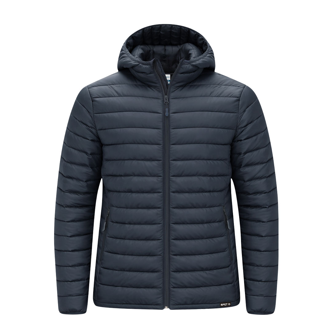 Chaqueta personalizada Dilax unisex de RPET con capucha efecto pluma - Ropa y accesorios - Regalo Promocional Personalizado - imagen 3