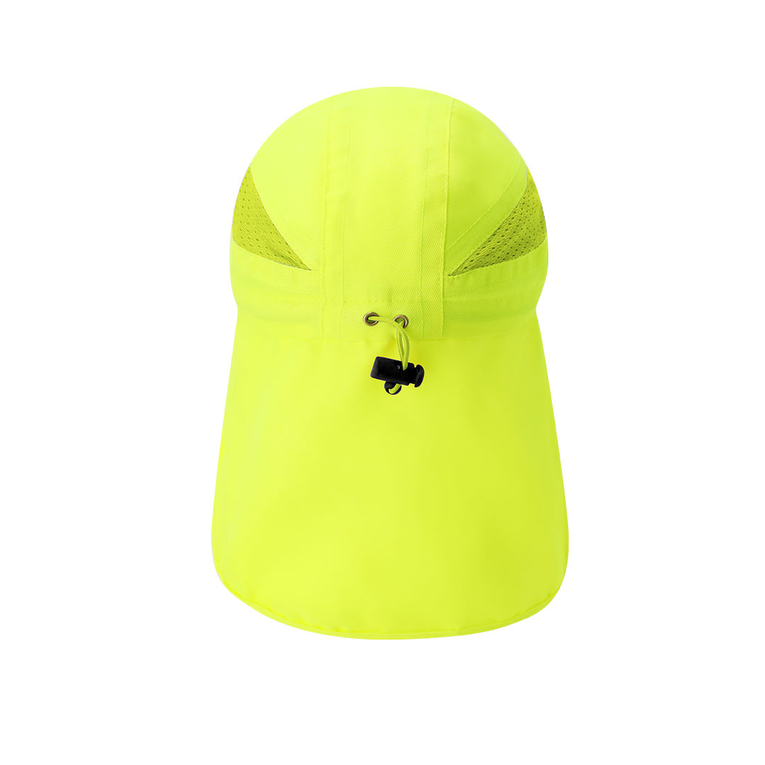 Gorra personalizada Fiola fluorescente con protección solar