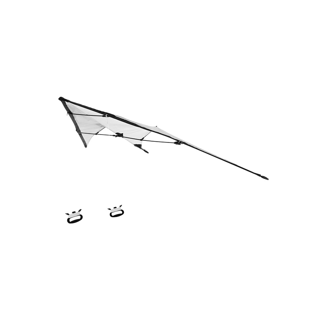 Cometa personalizada Strelec Delta de poliéster RPET con fibra vidrio