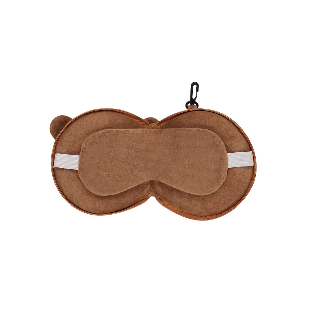 Almohadilla infantil Stanek RPET con antifaz divertido - Viaje - Regalo Promocional Personalizado - imagen 3