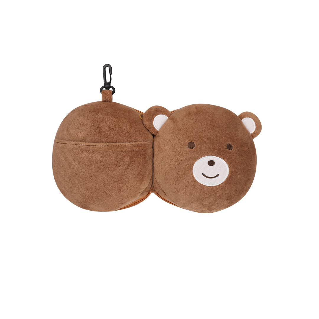Almohadilla infantil Stanek RPET con antifaz divertido - Viaje - Regalo Promocional Personalizado - imagen 4