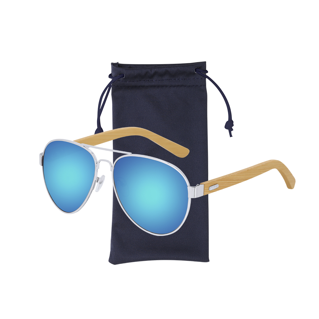 Gafas de sol personalizadas Gunok de bambú y metal - Verano - Regalo Promocional Personalizado - imagen 4