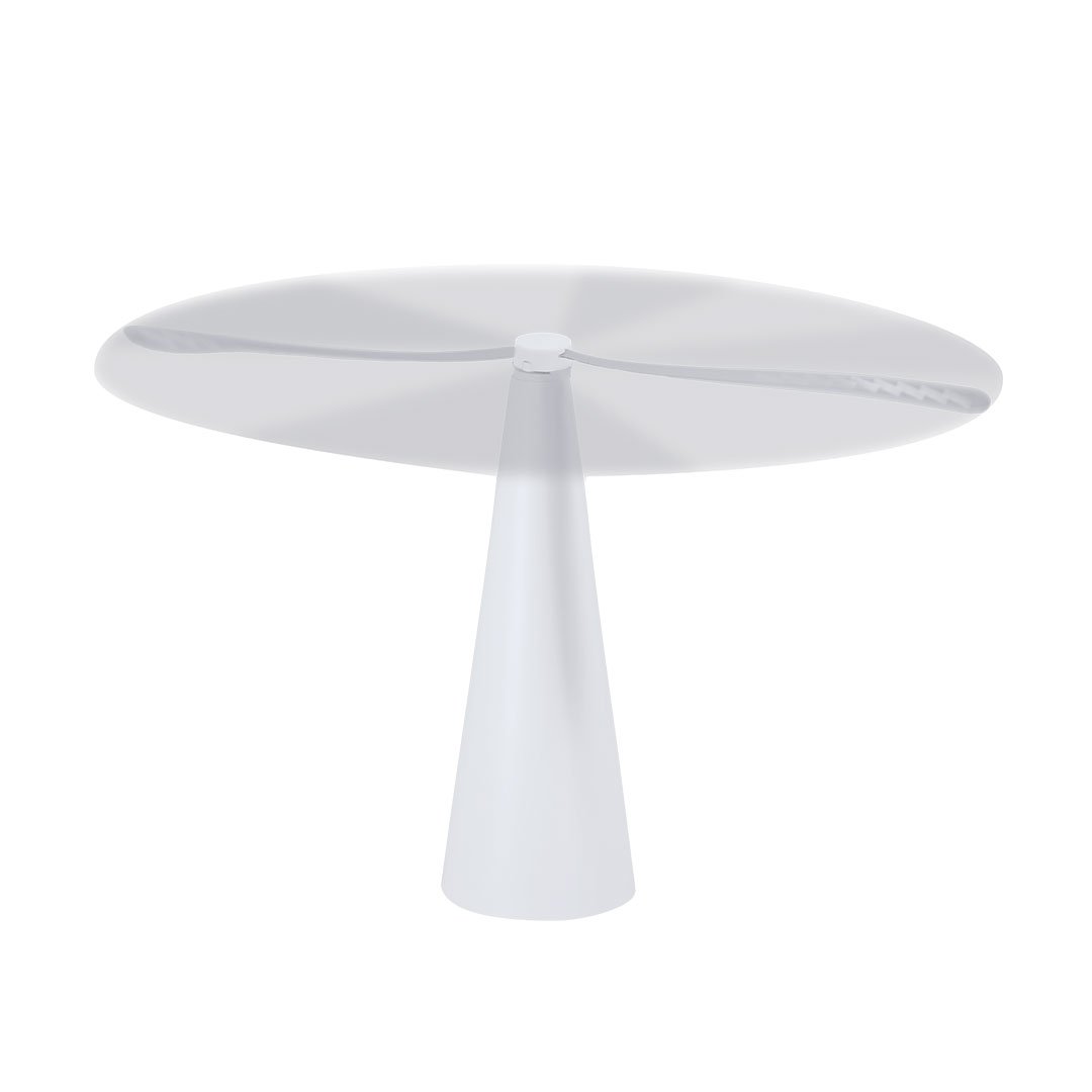 Ventilador antimoscas personalizado Zuriko con aspas UV plateadas - Verano - Regalo Promocional Personalizado - vista alternativa