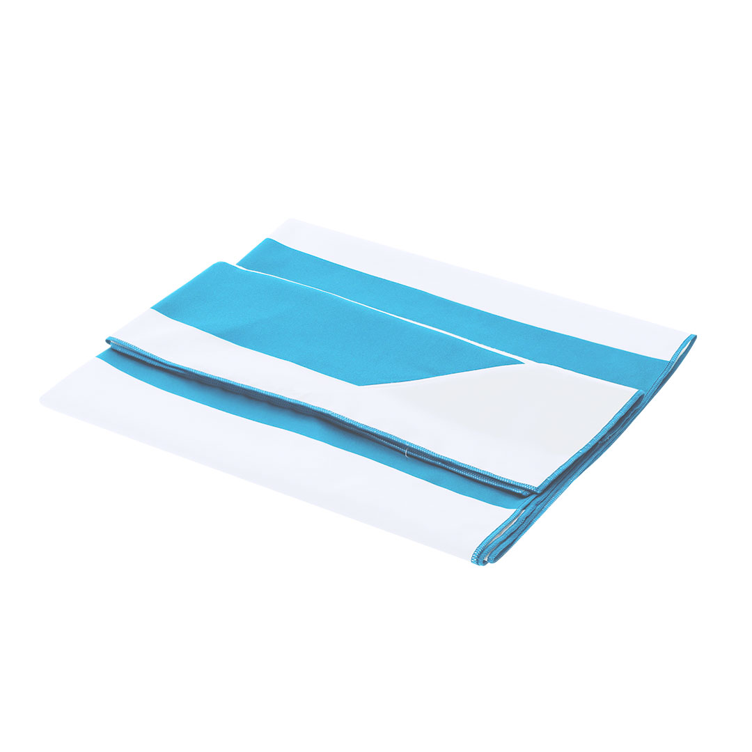 Toalla personalizada absorbente Jeffrey de poliéster con bolsillo impermeable