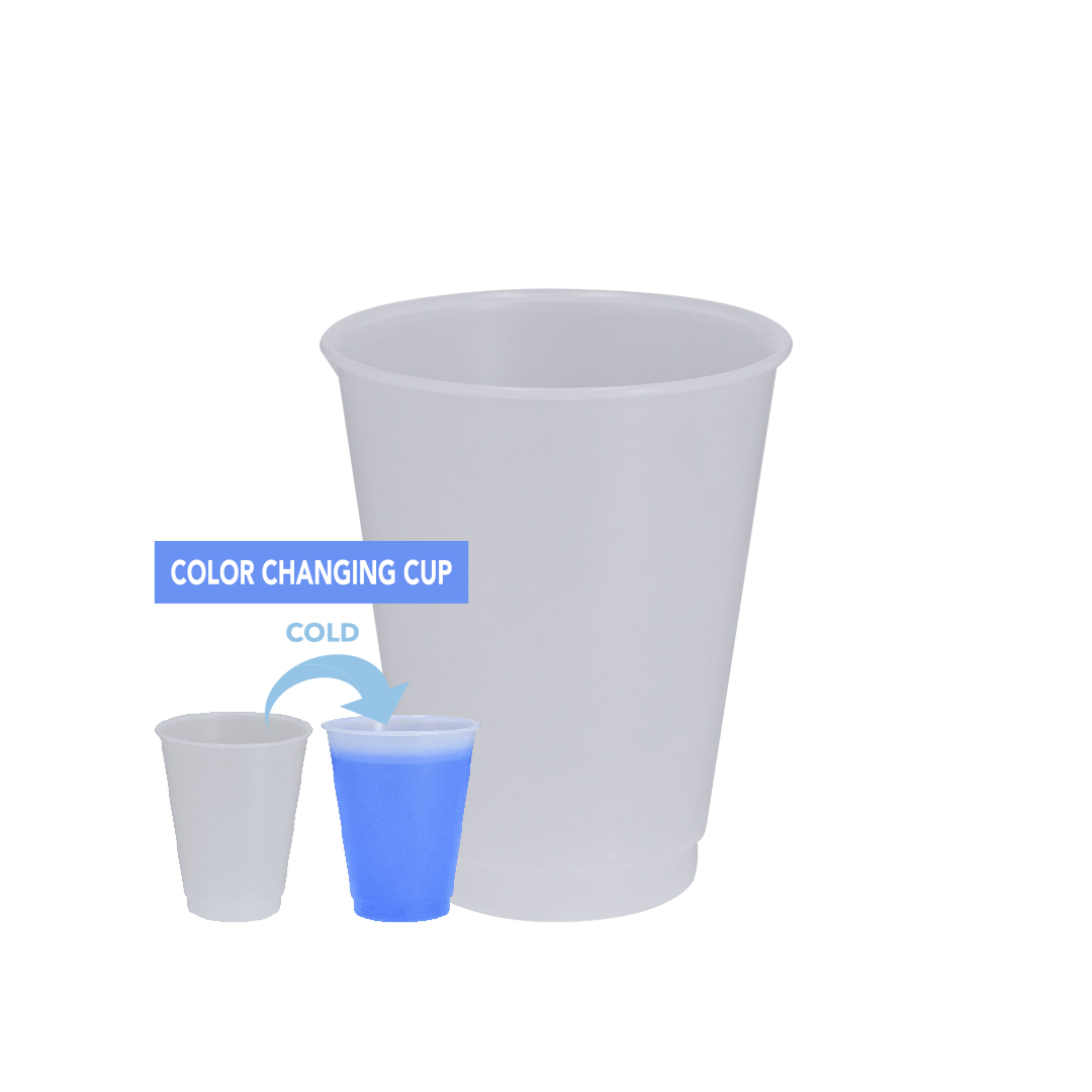 Vaso personalizado Yanin de PP con cambio de color de 500ml - Tazas y vasos personalizados - Regalo Promocional Personalizado