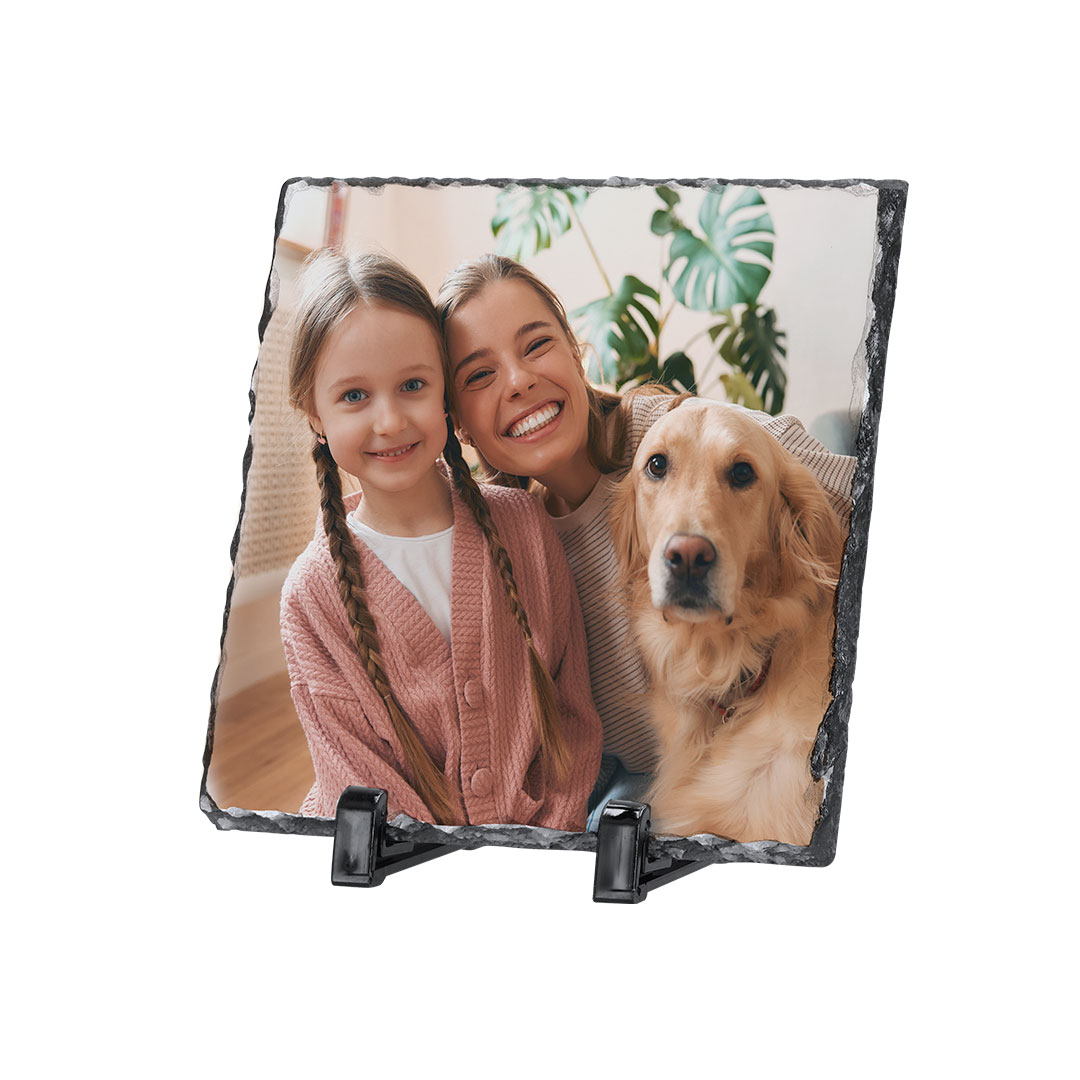 Placa personalizada sublimación Heysi de pizarra con soportes ABS - Trofeos - Regalo Promocional Personalizado - vista alternativa