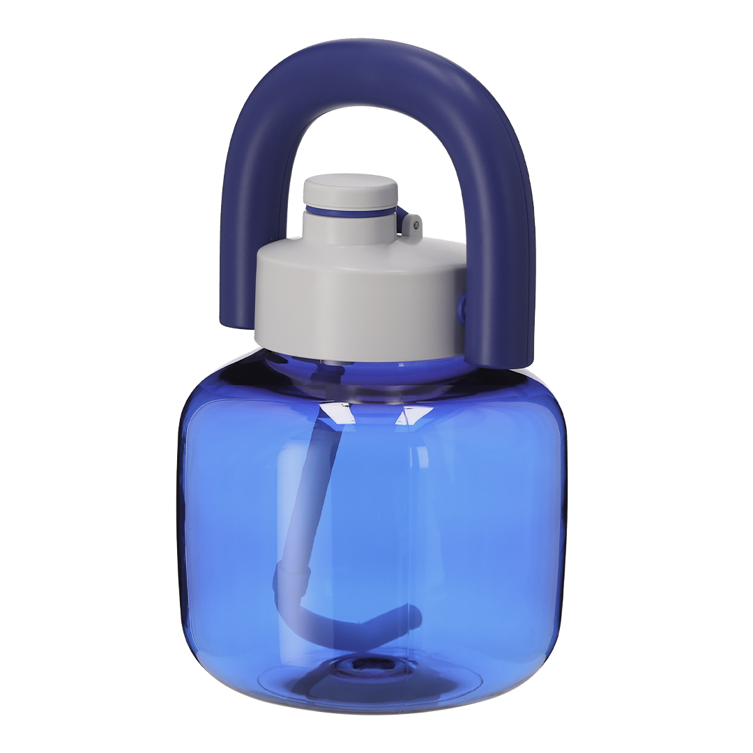 Bidón Heiza 1,8L RPET kettlebell pajita asa - Tazas y botellas - Regalo Promocional Personalizado