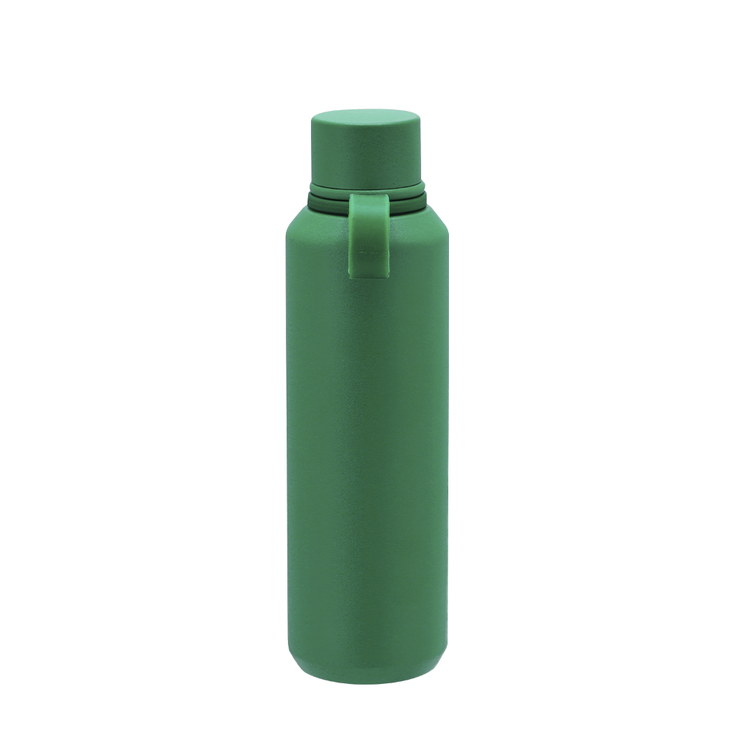 Bidón personalizado Térmico Yomar de 630ml en acero reciclado con asa de silicona - Termos personalizados - Regalo Promocional Personalizado - imagen 4
