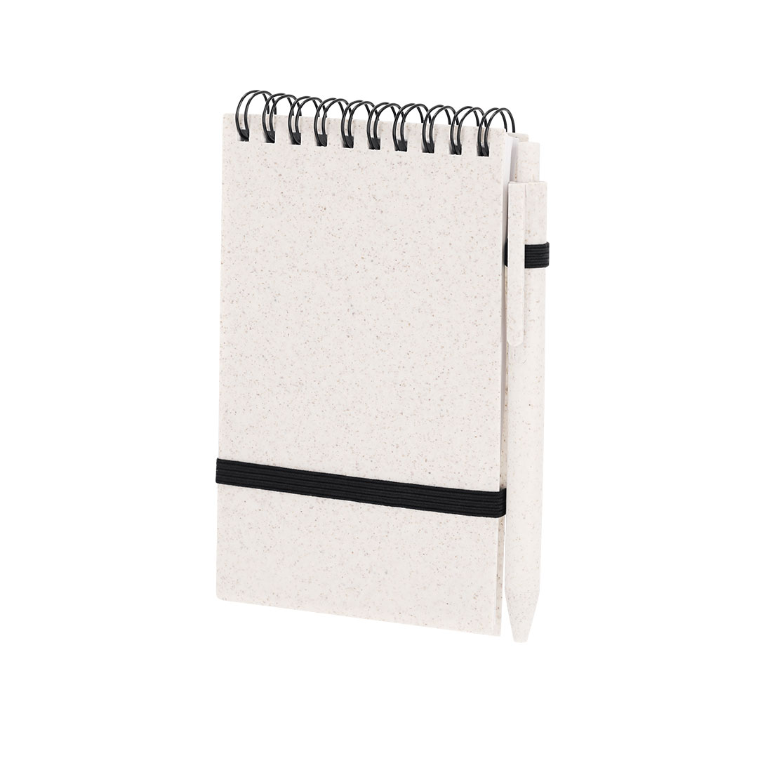 Set personalizado Cosmor vaso PP con bloc caña de trigo