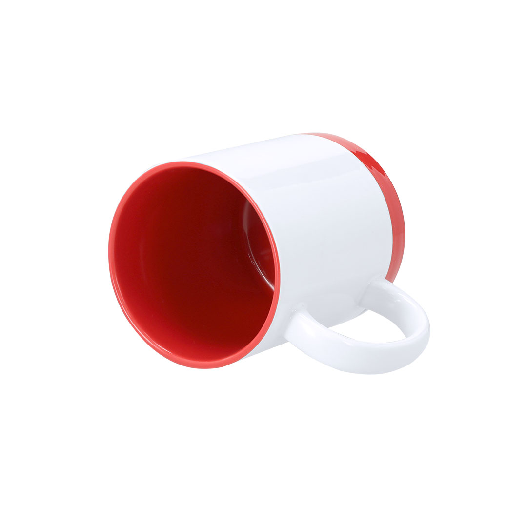 Taza de sublimación personalizada Rayar de cerámica bicolor de 350ml - Tazas y vasos personalizados - Regalo Promocional Personalizado - imagen 3