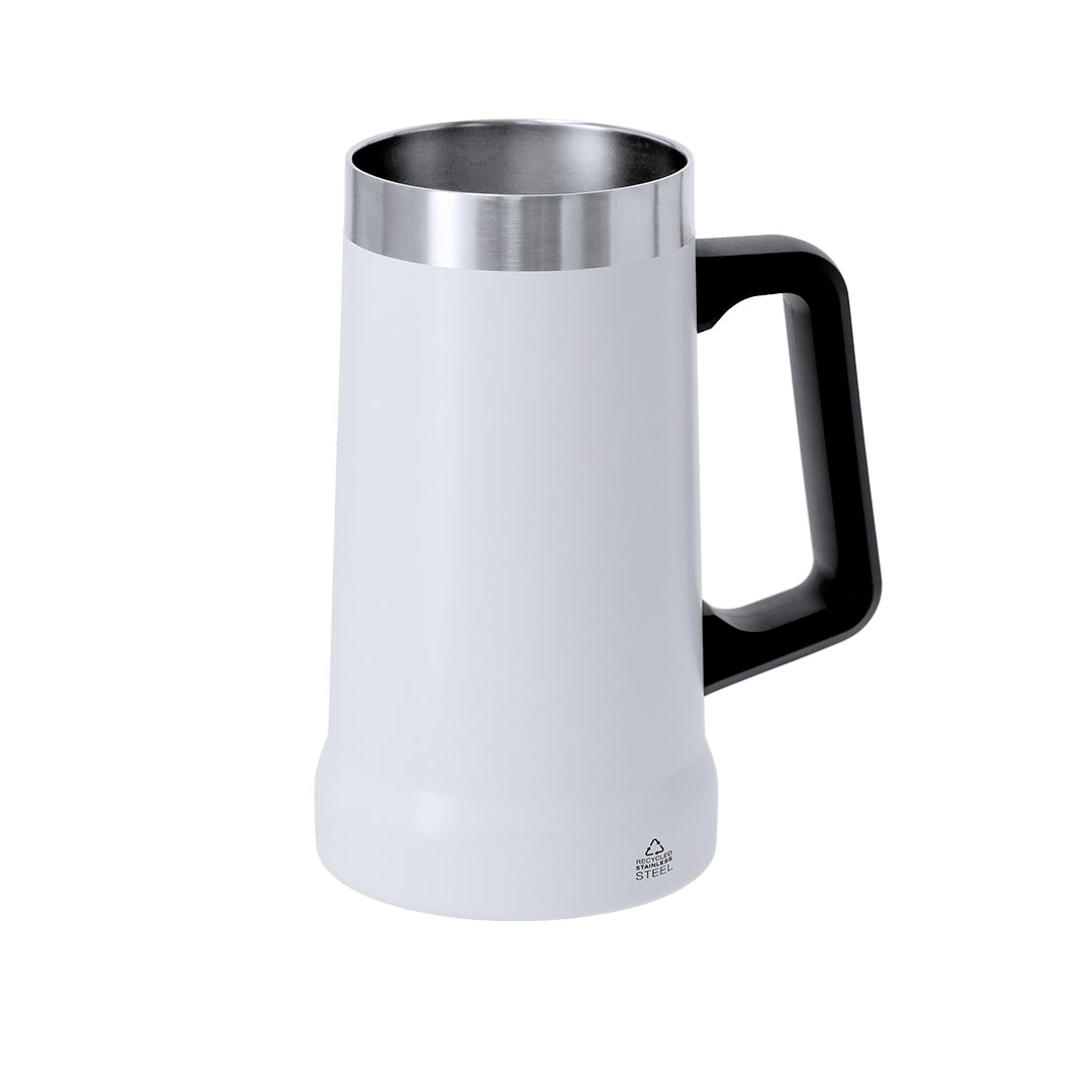 Jarra personalizada Glinox de acero inox reciclado doble pared 700ml