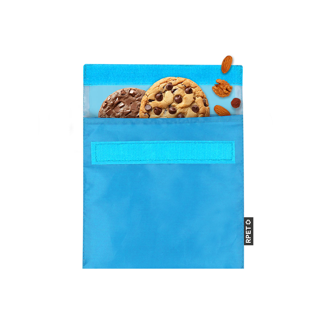Portasnacks térmico personalizado Frasor de poliéster RPET con interior isotermo - Hogar - Regalo Promocional Personalizado - vista alternativa