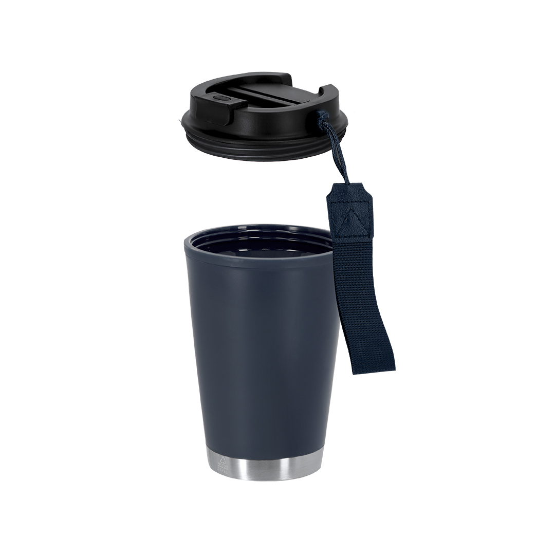 Vaso térmico personalizado Wirten de PP reciclado con cinta de 300ml - Termos personalizados - Regalo Promocional Personalizado - imagen 6