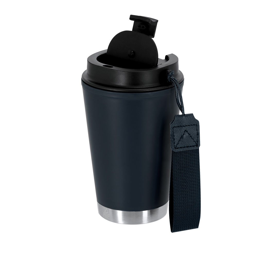 Vaso térmico personalizado Wirten de PP reciclado con cinta de 300ml - Termos personalizados - Regalo Promocional Personalizado - imagen 3