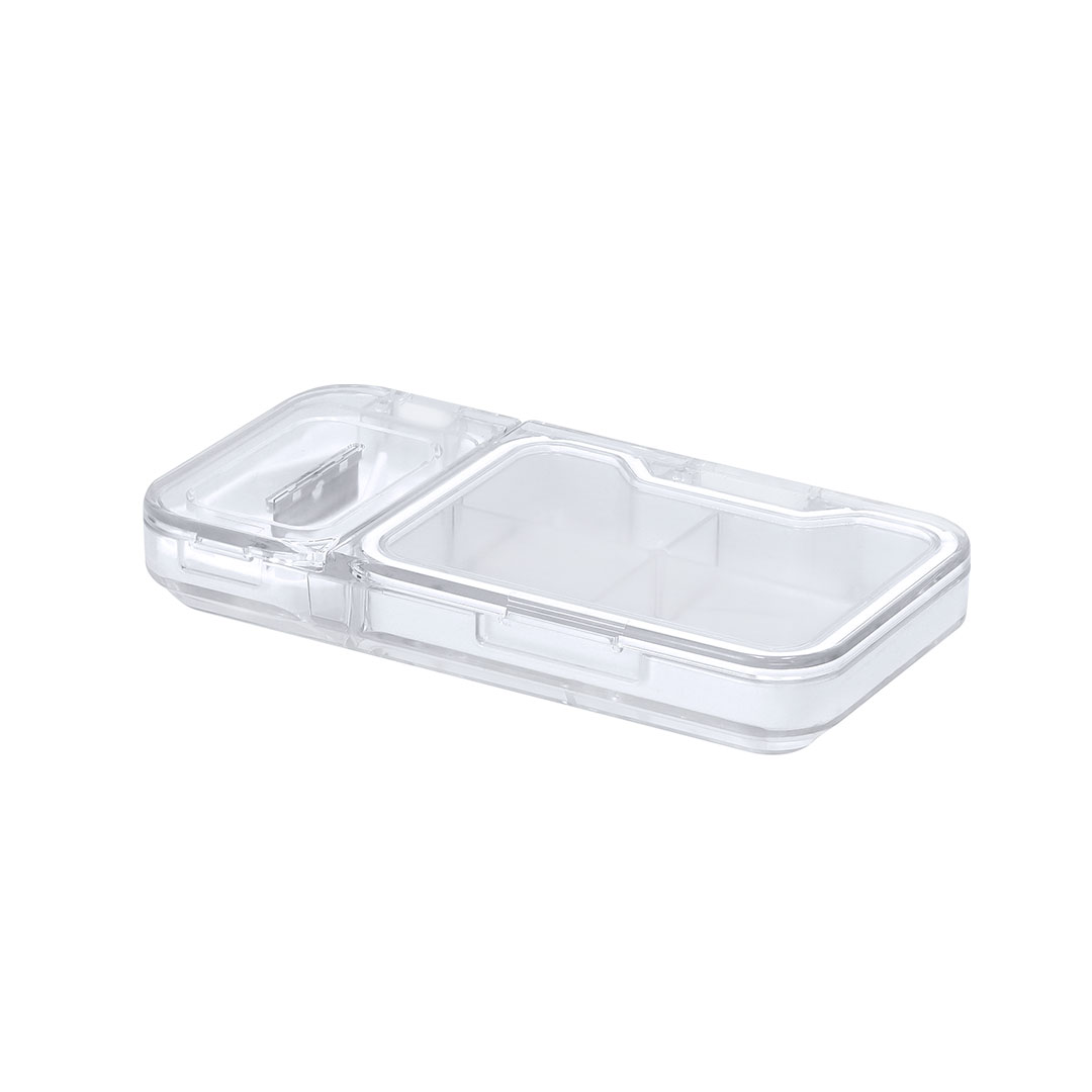 Pastillero personalizado Darkan transparente con bordes silicona - Pastilleros personalizados - Regalo Promocional Personalizado - vista alternativa