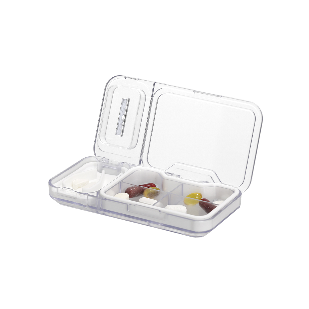 Pastillero personalizado Darkan transparente con bordes silicona - Pastilleros personalizados - Regalo Promocional Personalizado