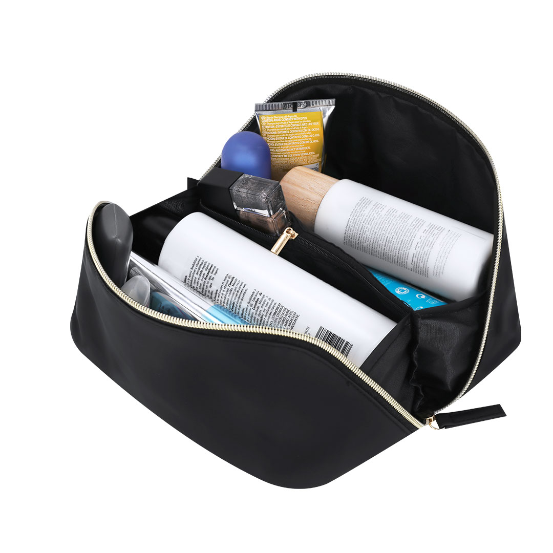 Neceser personalizado Brinix de PU con doble compartimento interior - Neceseres personalizados - Regalo Promocional Personalizado - imagen 3