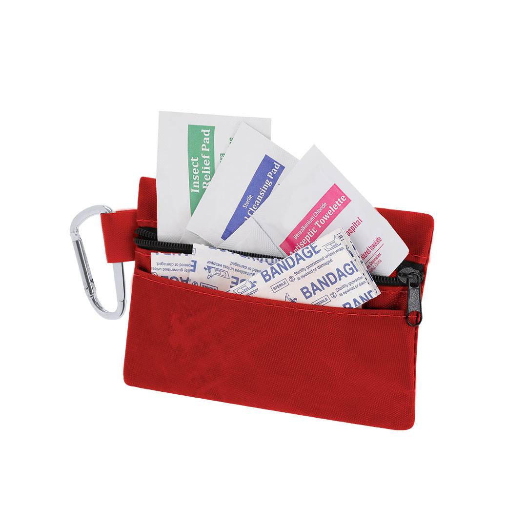 Kit de emergencia personalizado Fredek de 14 accesorios con estuche poliéster 600D