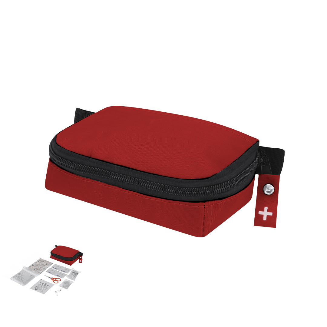 Kit de emergencia personalizado Kintar de 20 accesorios con cintas para colgar - Herramientas, bricolaje y automóvil - Regalo Promocional Personalizado