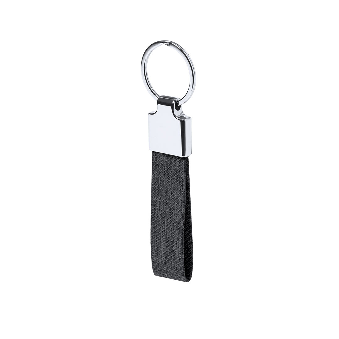 Set personalizado Jayon de RPET negro con llavero cromado - Set de escritura personalizados - Regalo Promocional Personalizado - vista alternativa