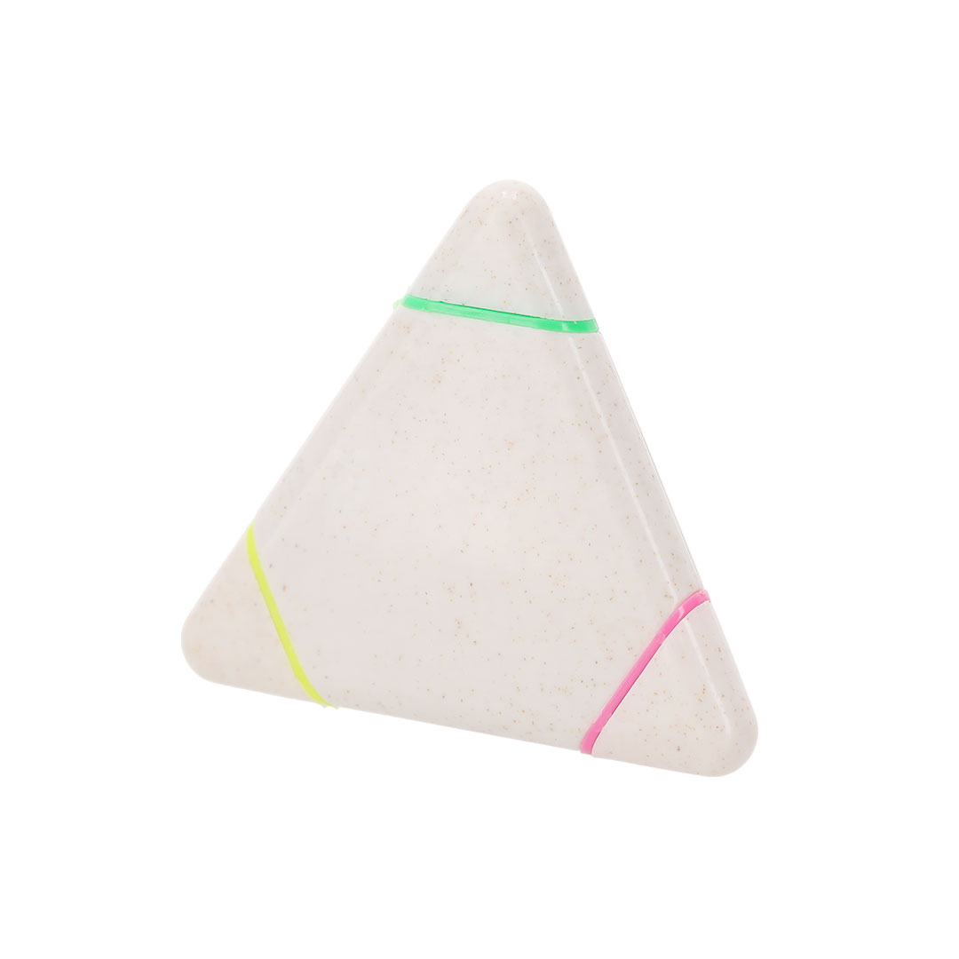 Marcador personalizado Mocar triangular de caña de trigo tricolor