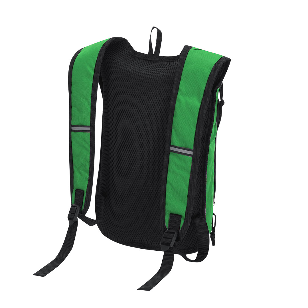 Mochila personalizada Rinix de poliéster RPET con tiras reflectantes - Mochilas personalizadas - Regalo Promocional Personalizado - vista alternativa
