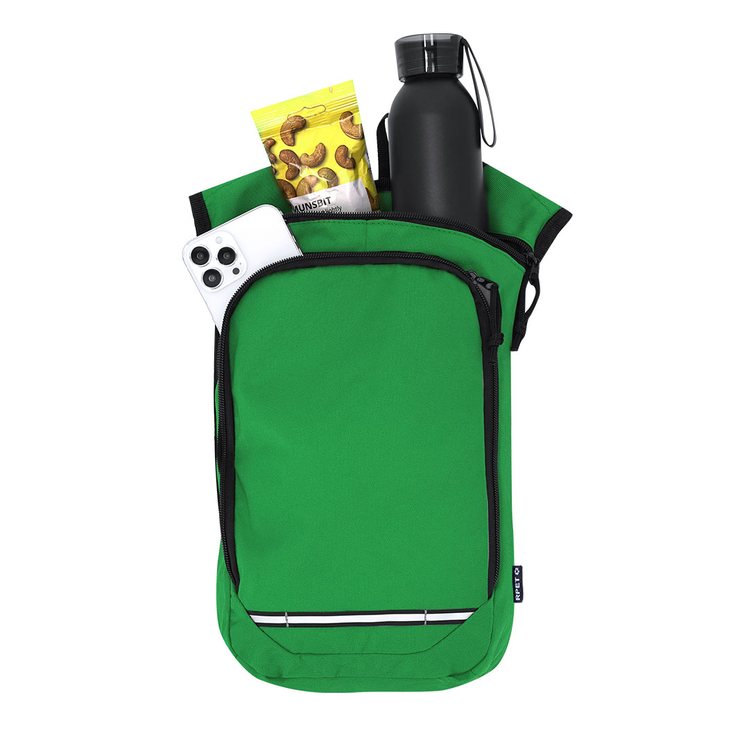Mochila personalizada Rinix de poliéster RPET con tiras reflectantes - Mochilas personalizadas - Regalo Promocional Personalizado - imagen 3