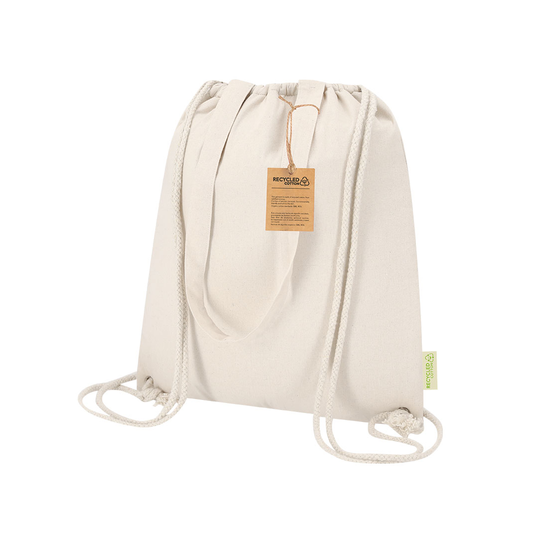 Bolsa mochila nevera personalizada Nelon de algodón reciclado