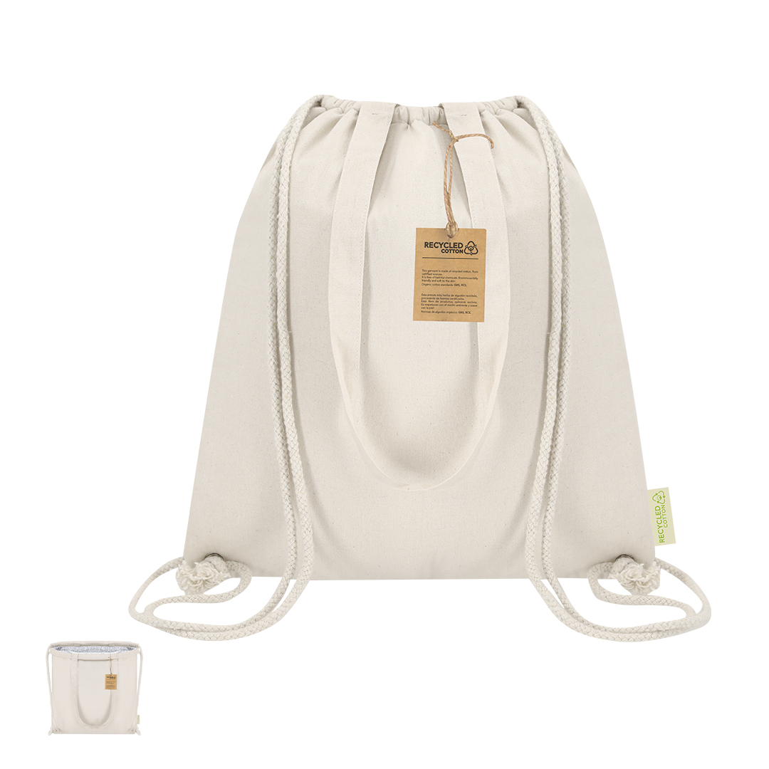 Bolsa mochila nevera personalizada Nelon de algodón reciclado - Verano - Regalo Promocional Personalizado