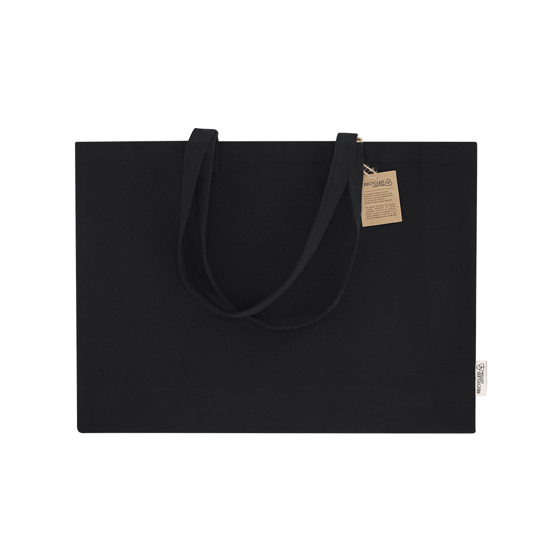 Bolsa personalizada Lilan de algodón reciclado extra resistente - Bolsas personalizadas con fuelle - Regalo Promocional Personalizado - imagen 3