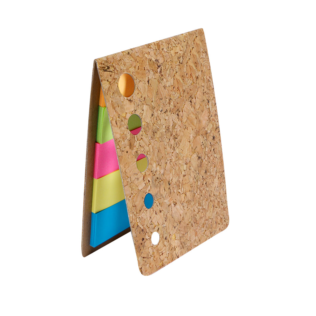 Bloc de notas personalizado  Bretor adhesivas en corcho con 100 mini notas