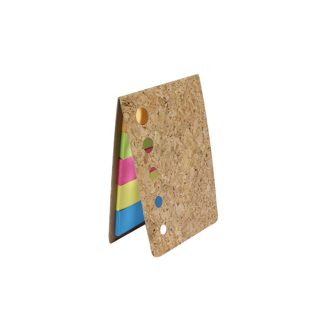 Bloc de notas personalizado  Bretor adhesivas en corcho con 100 mini notas - Oficina - Regalo Promocional Personalizado