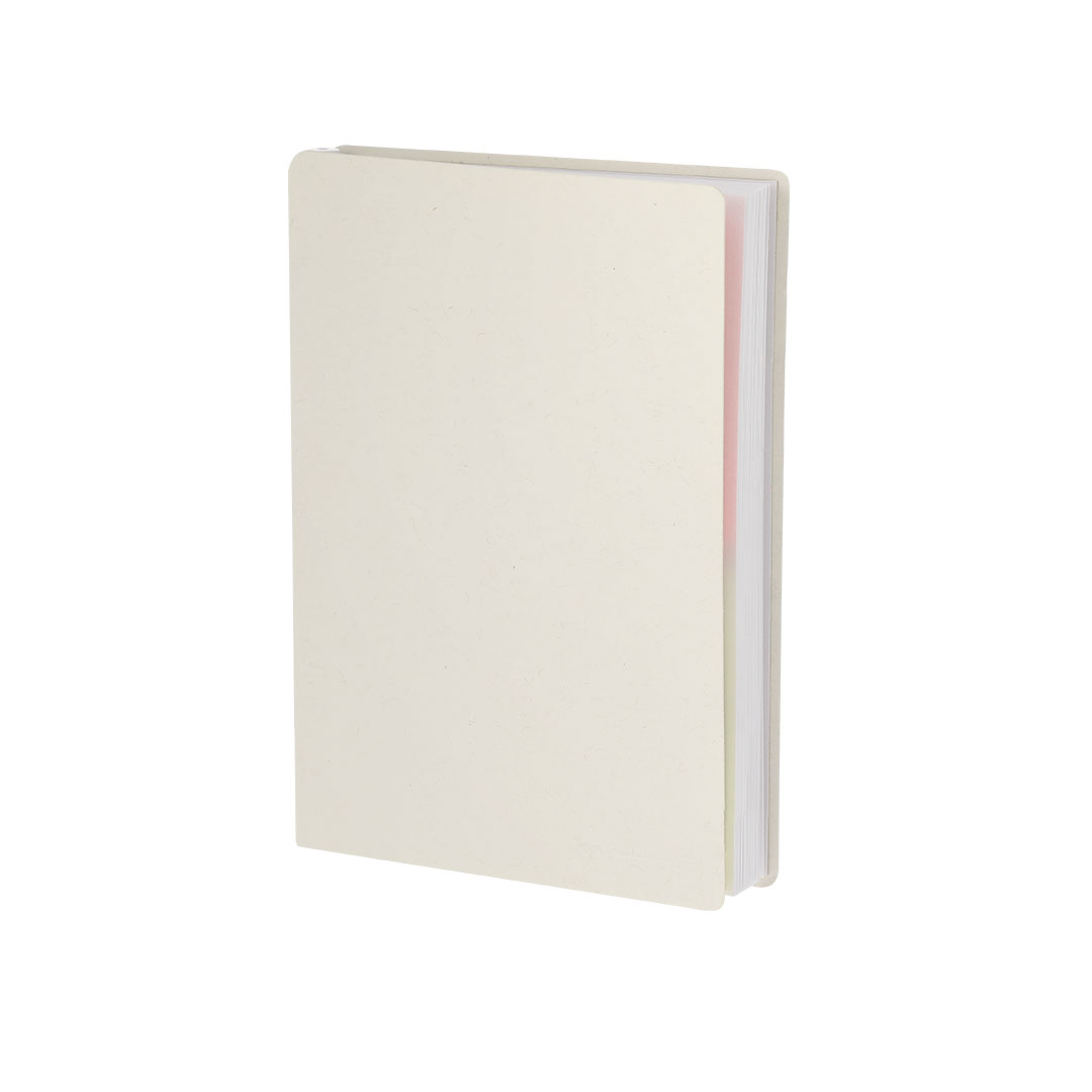 Bloc de notas personalizado Tamar de cartón de leche reciclado con adhesivas