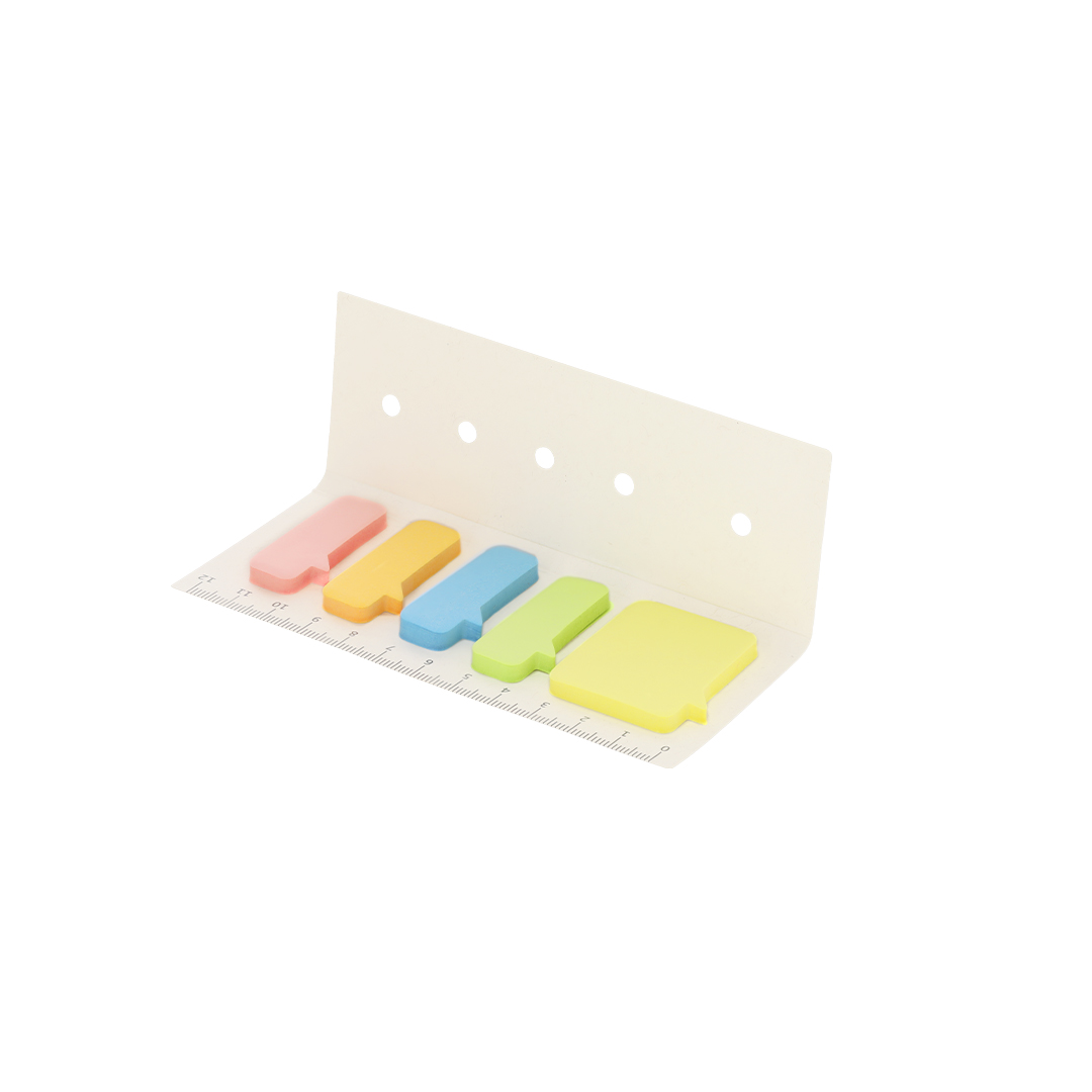 Bloc de notas personalizado Kalinex en cartón de leche reciclado con regla integrada - Oficina - Regalo Promocional Personalizado