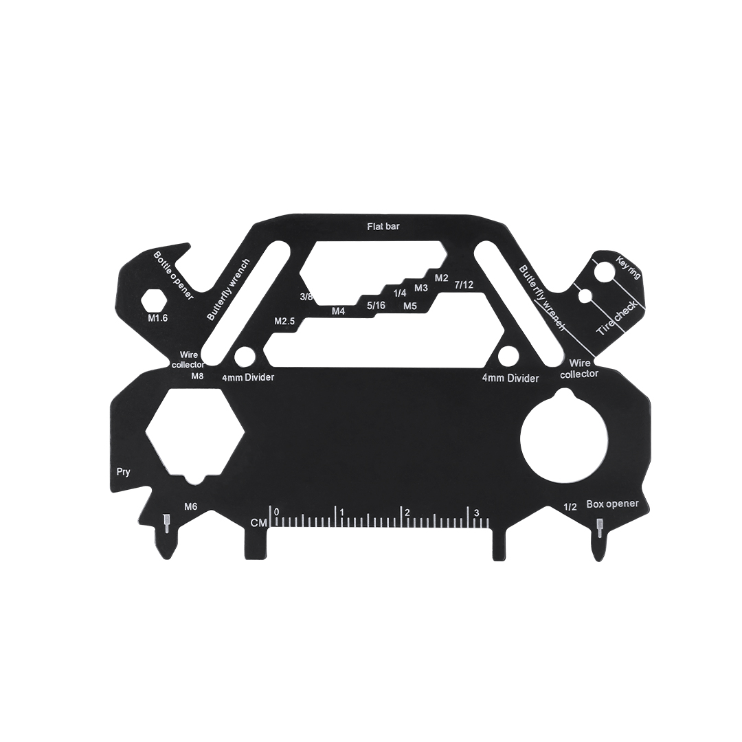 Multiherramienta personalizada Borex de acero inox forma coche - Multiherramientas - Regalo Promocional Personalizado