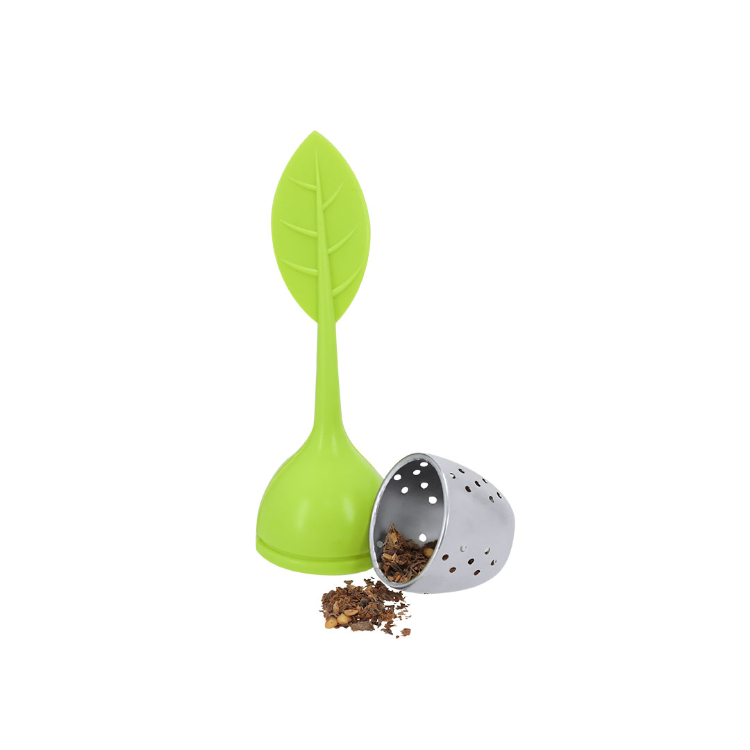 Infusor personalizado Ponar diseño hoja de silicona y acero inoxidable - Otros accesorios cocina - Regalo Promocional Personalizado - vista alternativa