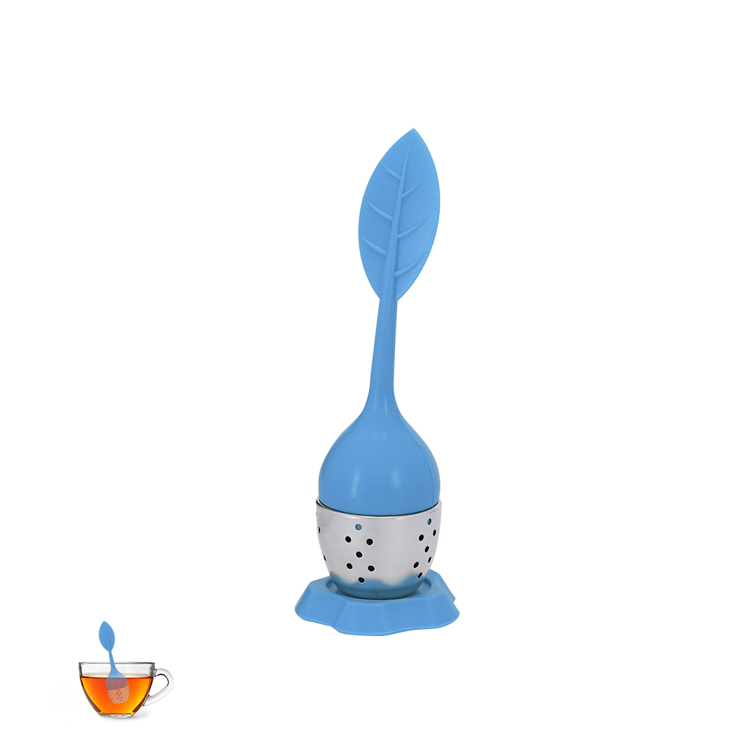 Infusor personalizado Ponar diseño hoja de silicona y acero inoxidable - Otros accesorios cocina - Regalo Promocional Personalizado