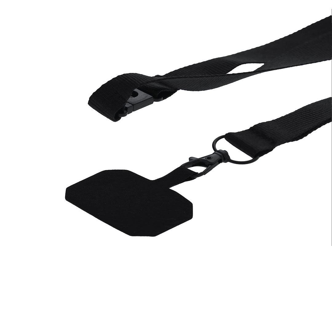 Lanyard soporte personalizado Sailix de poliéster con accesorio smartphone - Oficina - Regalo Promocional Personalizado - imagen 3