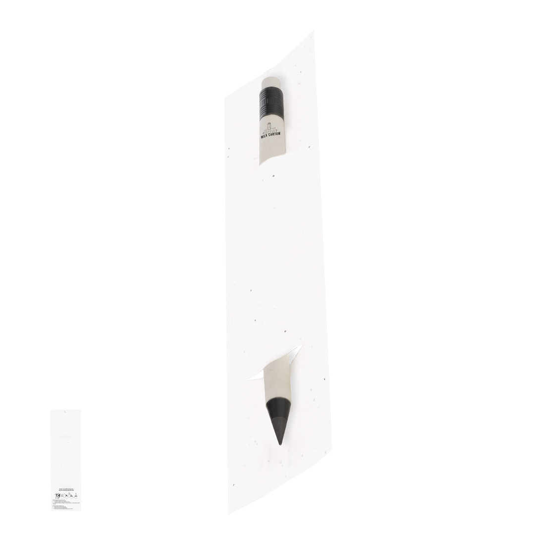 Lápiz eterno personalizado Stauton de cartones de leche con semillas - Oficina - Regalo Promocional Personalizado