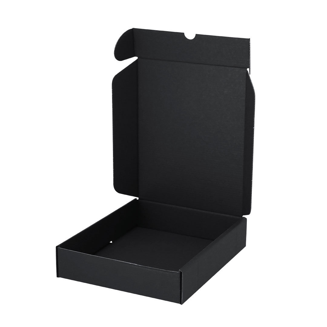 Caja de presentación personalizada Mexar mediana de cartón reciclado negro