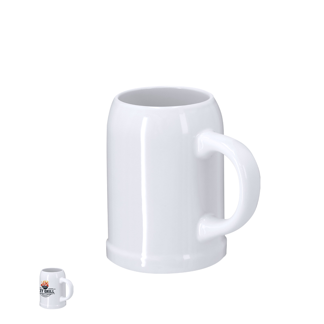 Jarra para sublimacióno personalizada Reggio de cerámica 500ml para marcaje - Otros accesorios cocina - Regalo Promocional Personalizado