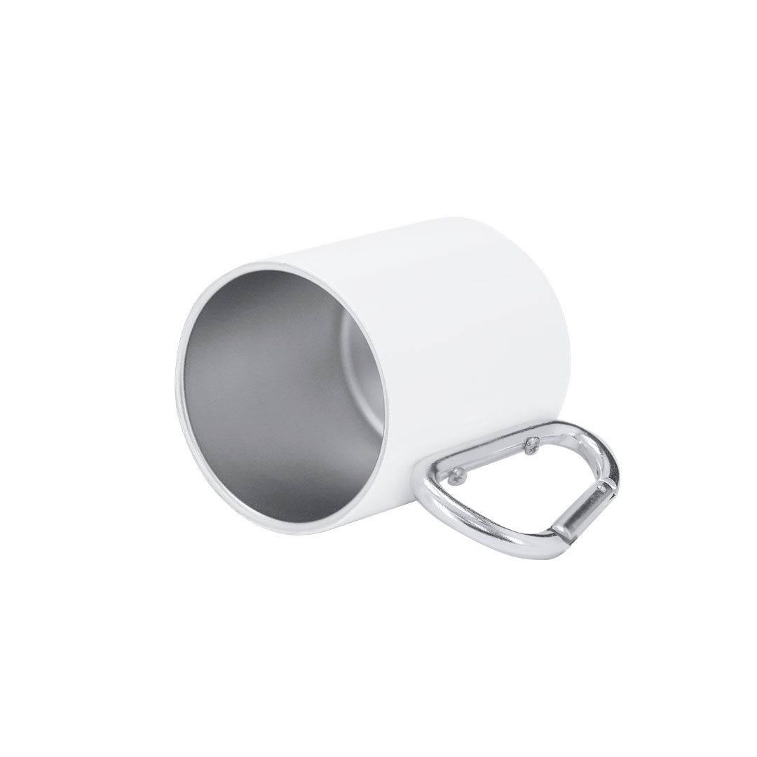 Taza sublimación personalizada Beesbur de acero inox de 220ml con asa mosquetón - Tazas y vasos personalizados - Regalo Promocional Personalizado - vista alternativa