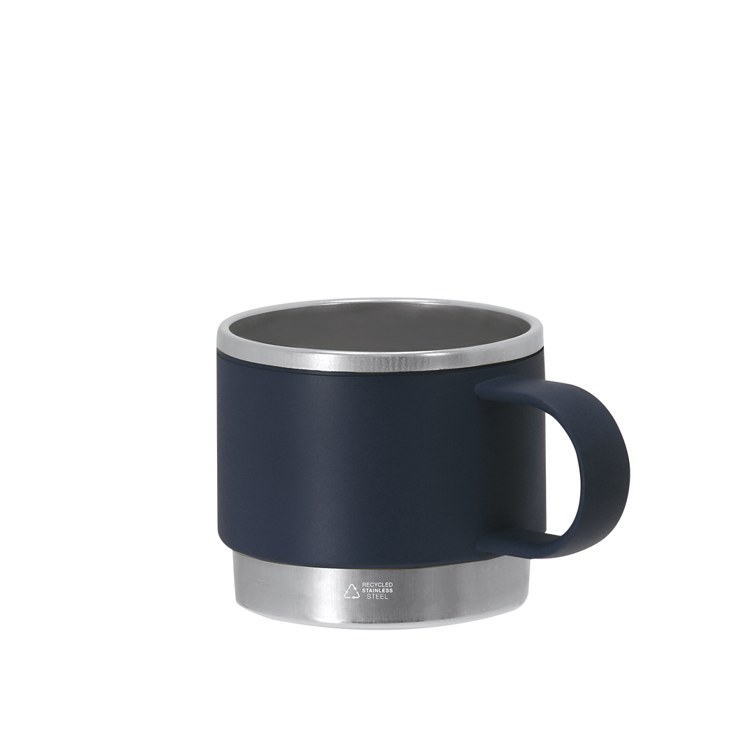Taza de PP reciclado personalizada Blakent de 140ml con base de acero - Tazas y vasos personalizados - Regalo Promocional Personalizado