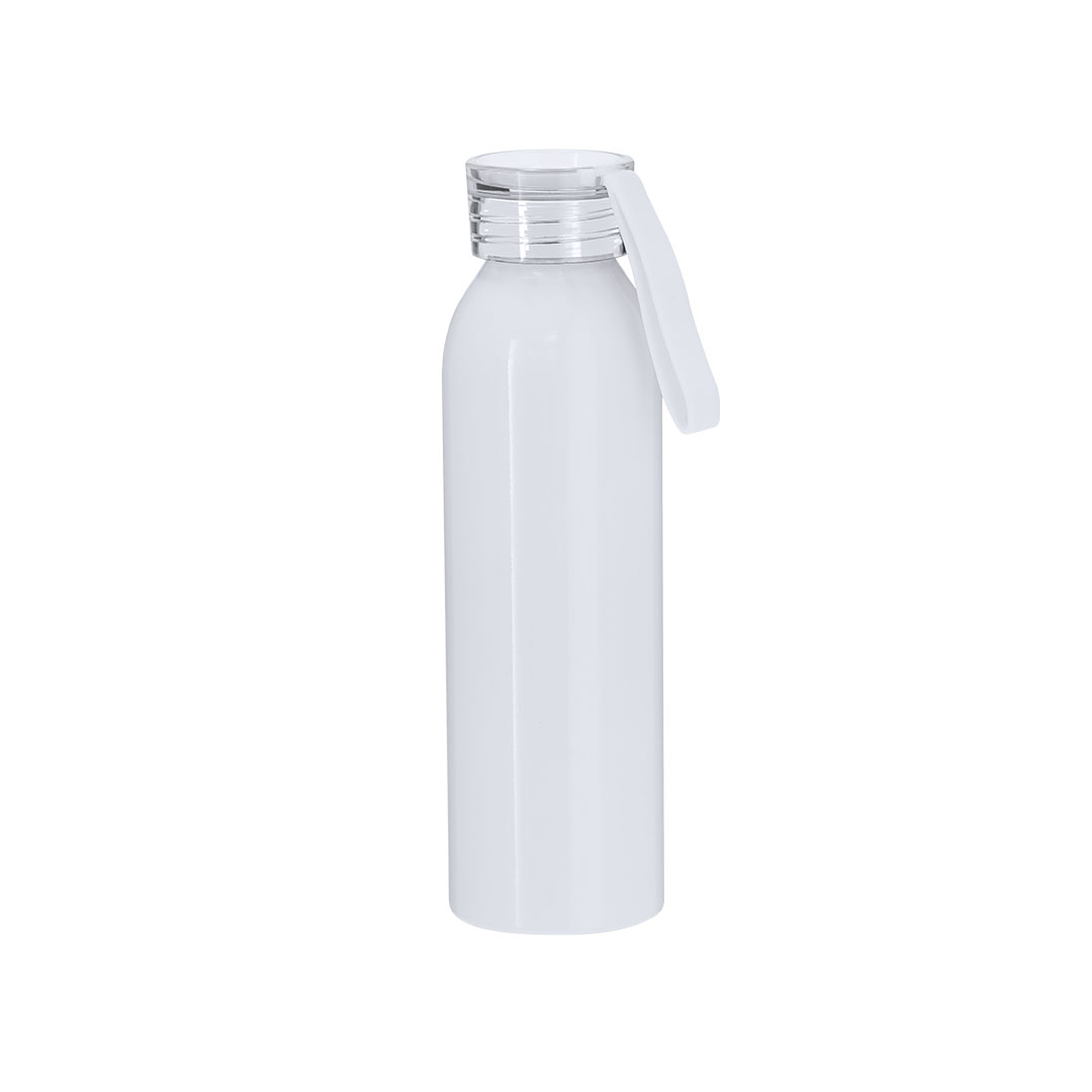 Bidón personalizado Sublimación Alorin 650ml aluminio blanco