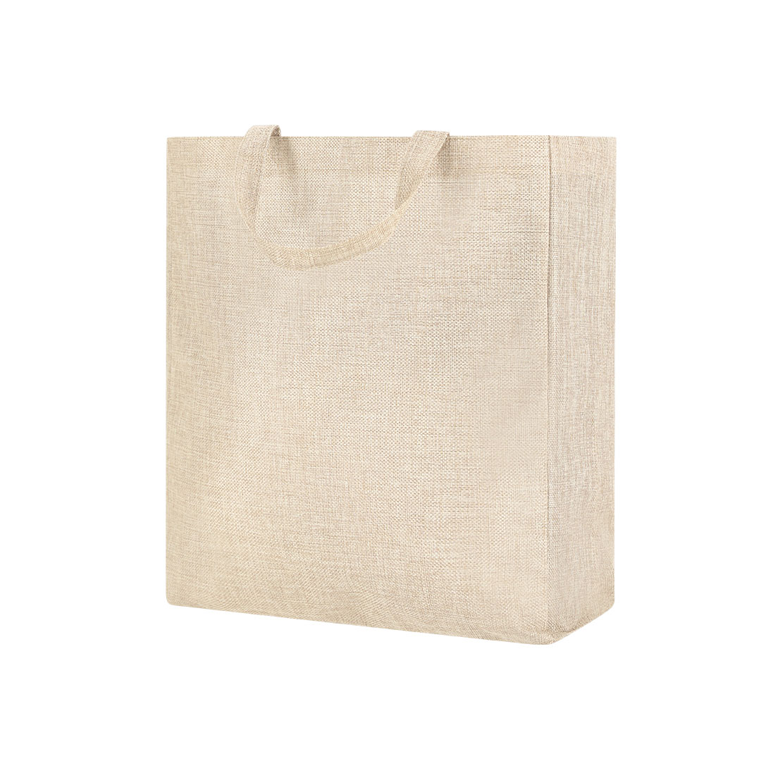 Bolsa para sublimación personalizada Myrena de poliéster con fuelle - Bolsas personalizadas con fuelle - Regalo Promocional Personalizado - vista alternativa