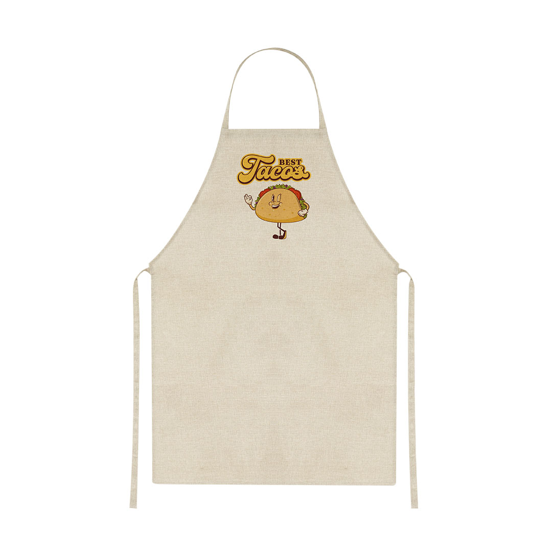 Delantal personalizado Sublimación Zyriel de poliéster para impresión - Hogar - Regalo Promocional Personalizado - vista alternativa