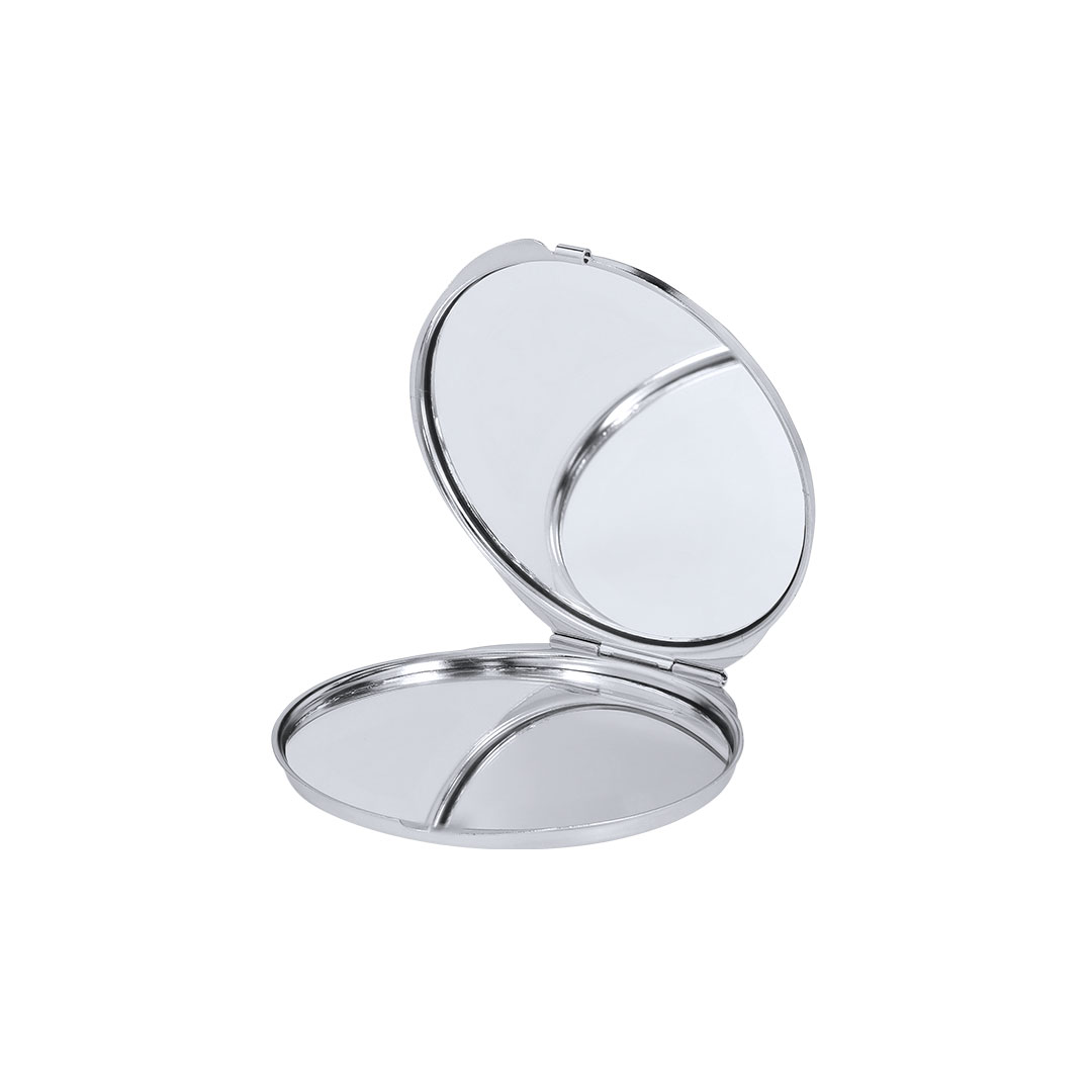 Espejo personalizado sublimación Ariela metálico con placa imprimible