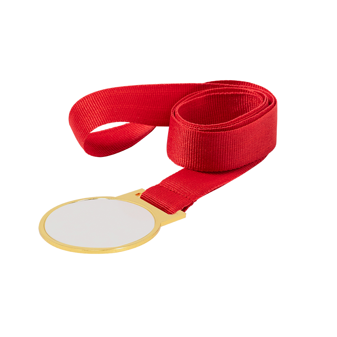 Medalla para sublimacióno personalizada Aviana metálica para pegar