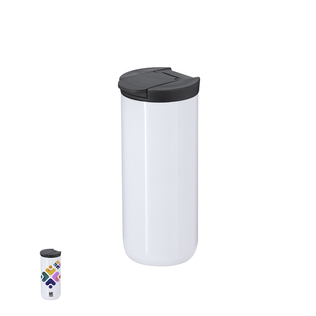 Vaso térmico personalizado sublimación Lyrena de acero anti-fugas de 370ml - Tazas y vasos personalizados - Regalo Promocional Personalizado