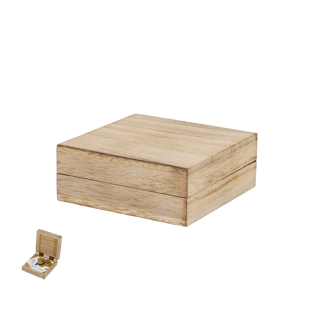 Caja de presentación personalizada Macalix de madera natural con cierre magnético - Packaging - Cajas - Regalo Promocional Personalizado